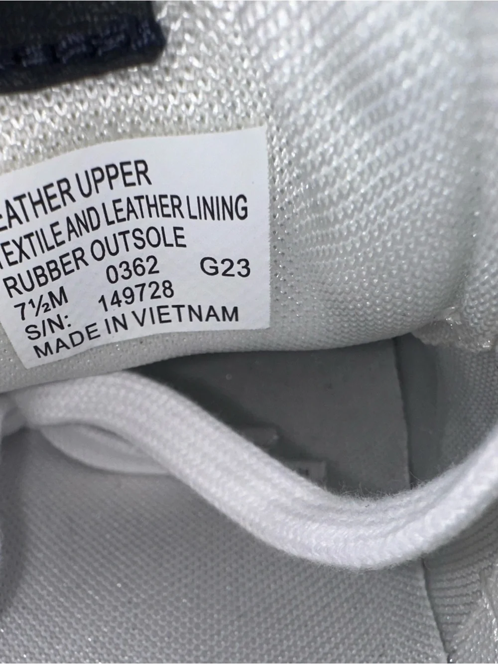 Tory Burch White Leather Sneakers with Black Heel Accent